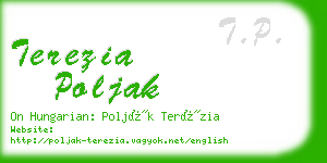 terezia poljak business card